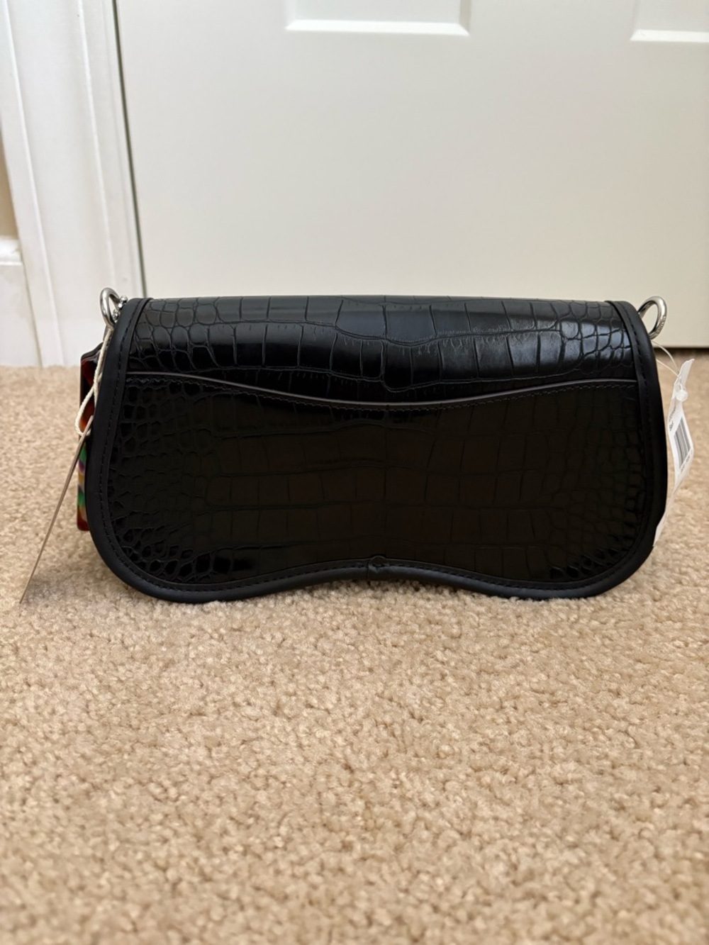 Coach Wavy Dinky Bag In Croc Embossed Coachtopia Leather - Picture 6 of 15